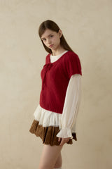 MELLOW HALF SLEEVE KNIT