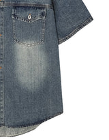 OW Udin Two-Pocket Washed Denim Shirt (2C)