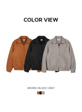 LMN Jade Wool Oversized-Fit Cropped Jacket (3 colors)