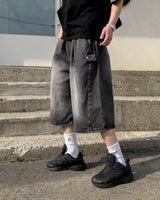 Dera Side Snap Bermuda Denim Pants
