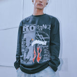 カバーページロングスリーブTシャツ