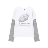 アッシュストロベリーレイヤード長袖Tシャツ  [3 color]