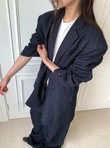 PAPERMOON PIN STRIPE BLAZER JACKET