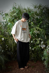 MU-WI PRT.ボックス 1/2 Tシャツ (Oatmeal)
