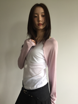 フォールド ラップ ミディスカート (2color)