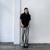 Washed Form Wide Pants