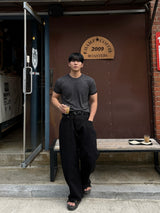 ダンブルストライプマッスルフィットショートスリーブTシャツ