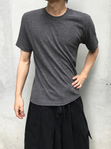 ディープリブマッスルフィットクロップ半袖Tシャツ 6C