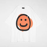 FAITH FADE - Big Smiley Oversized Tee (White)