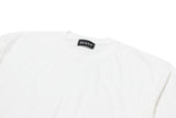 ダメージカッティングTシャツ (ホワイト)