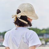 VA スタッドリボンボネットハット/ベージュ