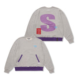 Capital S Oversized Crewneck Black / Melange