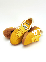 HBD/We Flower/S45 Joint Name Retro German Training Shoes - YELLOW