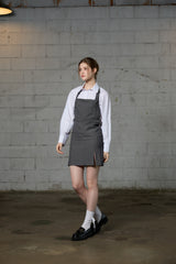 MEOW CROP MINI DRESS / GRAY 