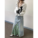 Black long-eared hat villain cardigan sweatshirt