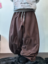 PUNCHING LOOSE HIP STREET LONG PANTS 💙🤎2COLOR