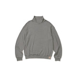 Jersey stripe turtleneck / Ivory