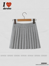 Elise Knitwear Pleats Skirt Cardigan Two-Piece