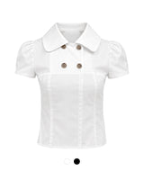Odette Double Button Blouse