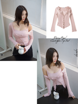 Daisy Real Cardigan Top Set