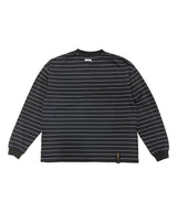 STRIPE LONG SLEEVES CHARCOAL