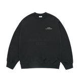24FW アップサイドダウンロゴナッピングズリースウェットシャツブラック