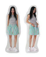 [UNISEX] Patterned Trinkled Short Shorts