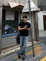 ミッドスターロゴ半袖Tシャツ