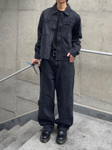 Dyeing Crop Trucker Jacket (No.851)