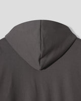 Urban crop high-neck fleece hoodie