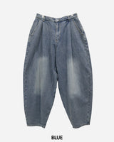 Mob Pintuck denim pants 2C