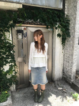 momo flower layered sleeve