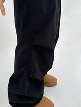 (UNISEX) LONG WIDE LOOSE-FIT PLEATED OVER BOXY PANTS