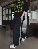ルートトラックカラーマッチングワイドパンツ