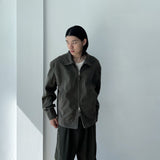 Stand Collar Zip Jacket