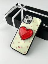 Butter Ribbon Magsafe Glass Bumper Case