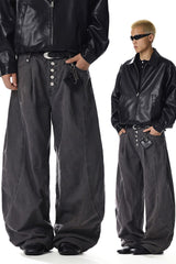 Vintage Washed Curved Pants