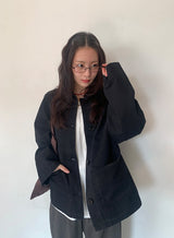 [unisex] ヒューケピグメントオーバーコットンジャケット