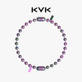 KVK THE VOID Wormhole Network Collection Colorful Mini Choker Necklace