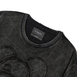 [DISNEY] Applique Snow Washed T-shirt_Charcoal