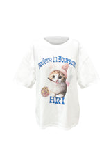 RABBIT CAT T-SHIRT