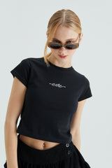 EVIE baby TEE BLACK