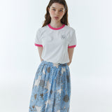 RVSリンガーTシャツ ピンク