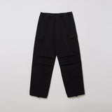パラシュートコットンパンツ BLACK