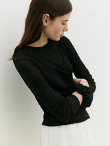 NUBASIC TENCEL T-SHIRT SET BLACK