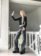 Vintage Semi-Flared Denim