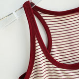 Reto Stripe Slim Racer Tank