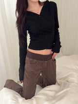 Golgi cross hoodie top(3color)