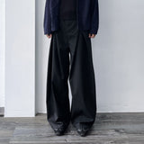 High-Waist Pleated Trousers