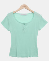 Yuel Ribbed Short Sleeve T-Shirt